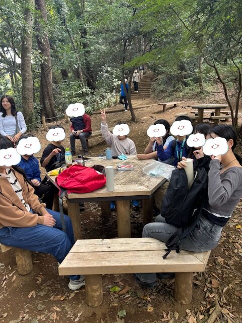 秋の高尾山遠足